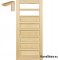 Bathroom pine doors 60/70/80/90 frame STOLGEN TD2