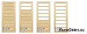 Bathroom pine doors 60/70/80/90 frame STOLGEN TD2