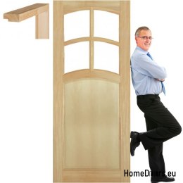 Pine bathroom door frame STOLGEN VN3 60/70/80/90