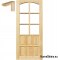 Raw wooden doors 60/70/80/90 frame STOLGEN ŁP2