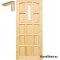 Raw wooden doors 60/70/80/90 with frame STOLGEN GR2