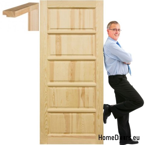 Wooden pine door frame STOLGEN TS1 60/70/80/90