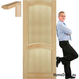 Wooden pine door frame STOLGEN VN1 60/70/80/90
