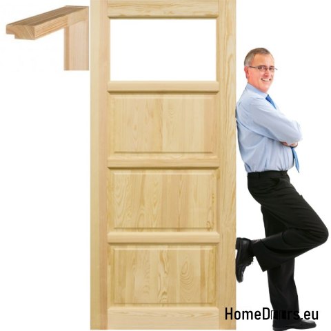 Wooden door with frame manhattan TR2 60/70/80/90 Wooden door with frame manhattan TR2 60/70/80/90