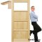 Wooden door with frame manhattan TR2 60/70/80/90