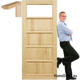 Pine bathroom door frame STOLGEN TS2 60/70/80/90