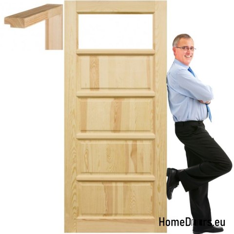 Pine bathroom door frame STOLGEN TS2 60/70/80/90