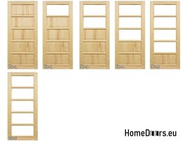 Pine bathroom door frame STOLGEN TS2 60/70/80/90