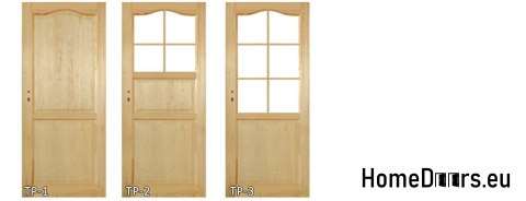 Raw pine doors with frame STOLGEN TP2 60/70/80/90 Raw pine doors with frame STOLGEN TP2 60/70/80/90