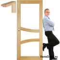 Wooden sash with frame STOLGEN SL5 60/70/80/90