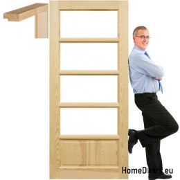 Wooden sash with frame STOLGEN TS5 60/70/80/90