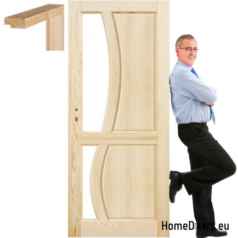 Wooden room door frame STOLGEN RN3 60/70/80/90