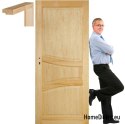 Wooden pine door frame STOLGEN SL1 60/70/80/90
