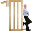 Wooden pine doors frame STOLGEN OM5 60/70/80/90