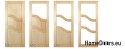 Wooden pine doors frame STOLGEN PS4 60/70/80/90