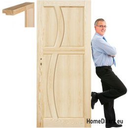 Wooden pine doors frame STOLGEN RN5 60/70/80/90