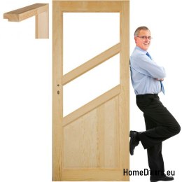 Wooden pine doors frame STOLGEN FR3 60/70/80/90