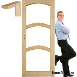 Wooden pine doors frame STOLGEN MD4 60/70/80/90