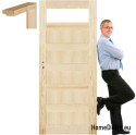 Wooden pine door frame STOLGEN NV2 60/70/80/90