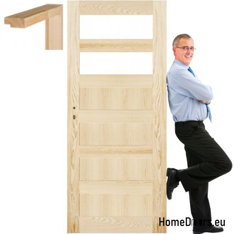 Bathroom pine door frame STOLGEN NV3 60/70/80/90 Bathroom pine door frame STOLGEN NV3 60/70/80/90