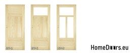 Room pine doors with frame STOLGEN HV3 60/70/80/90