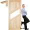 Raw pine doors with frame STOLGEN FR9 60/70/80/90