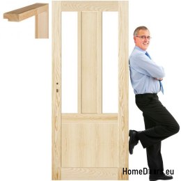 Wooden pine doors frame STOLGEN AK4 60/70/80/90