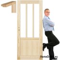 Wooden pine door frame STOLGEN AK5 60/70/80/90