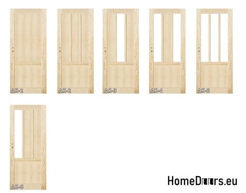 Wooden pine door frame STOLGEN AK5 60/70/80/90 Wooden pine door frame STOLGEN AK5 60/70/80/90