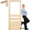 Wooden pine door frame STOLGEN CR9 60/70/80/90