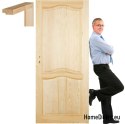 Wooden pine doors frame STOLGEN DT1 60/70/80/90