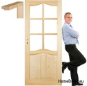 Room pine doors with frame STOLGEN DT3 60/70/80/90