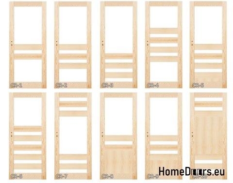 Raw pine doors with frame STOLGEN CR4 60/70/80/90 Raw pine doors with frame STOLGEN CR4 60/70/80/90