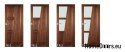 Wooden doors with frame color glass TK2 90