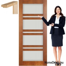 Wooden door with frame lacquered TO5 70