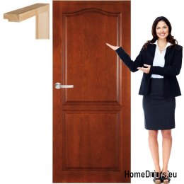 Wooden door with frame lacquered TP1 60