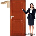 Wooden doors with frame full lacquer VN1 70