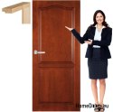 Wooden sash with frame full color TP1 90