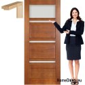 Wooden sash with frame colorful TO2 60