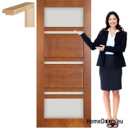 Wooden sash with frame varnish TO6 70