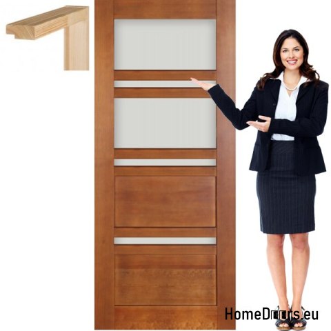 Wooden sash with frame lacquered TO3 60