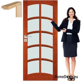 Wooden sash with frame lacquered VN5 80