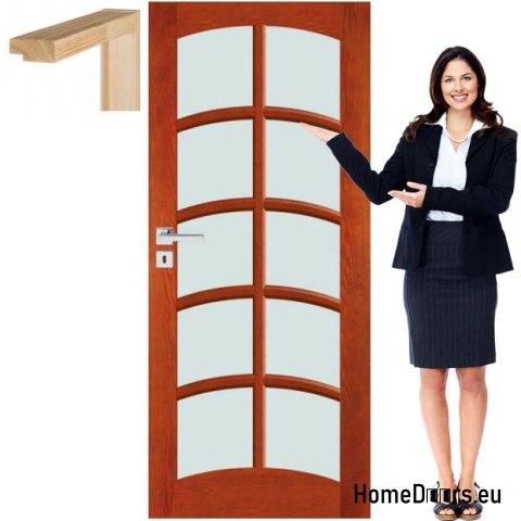 Wooden sash with frame lacquered VN5 80
