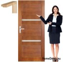 Wooden door frame varnish colored RV1 70