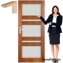 Wooden door frame room lacquer RV4 60