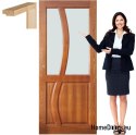 Wooden door with frame lacquered RN4 60
