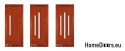Wooden doors with frame glass colorED ST3 70
