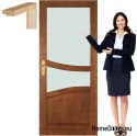 Wooden sash frame color varnish SL4 80