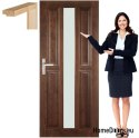 Wooden leaf lacquered frame OM6 80