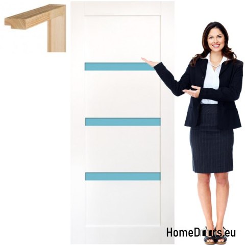 Wooden sash with frame lacquered OV1 70